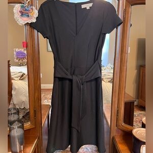 LOFT Ponte Knit Swing Skirt Dress - Size 00